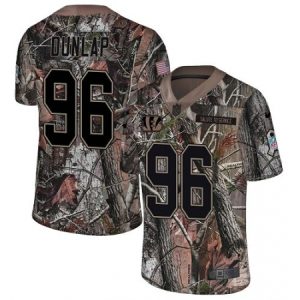 2024 Mens Nike Cincinnati Bengals #96 Carlos Dunlap Limited Camo Rush Realtree NFL Jersey