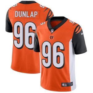 2024 Men's Nike Cincinnati Bengals #96 Carlos Dunlap Vapor Untouchable Limited Orange Alternate NFL Jersey