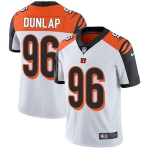 2024 Youth Nike Cincinnati Bengals #96 Carlos Dunlap Elite White NFL Jersey