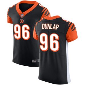 Buy Men's Nike Cincinnati Bengals #96 Carlos Dunlap Black Team Color Vapor Untouchable Elite Player NFL Jersey