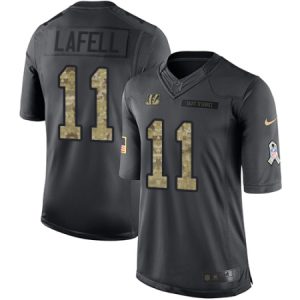 Cheap Mens Nike Cincinnati Bengals #11 Brandon LaFell Limited Black 2016 Salute to Service NFL Jersey