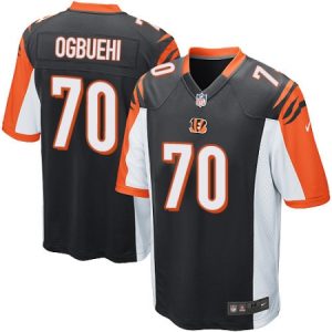 Cheap Men's Nike Cincinnati Bengals #70 Cedric Ogbuehi Game Black Team Color NFL Jersey