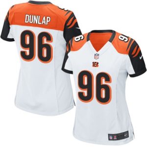 For Sale Women's Nike Cincinnati Bengals #96 Carlos Dunlap Game White NFL Jersey