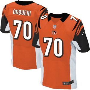 Buy Men's Cincinnati Bengals #70 Cedric Ogbuehi Elite Orange Alternate NFL Jersey