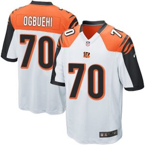 Men's Cincinnati Bengals #70 Cedric Ogbuehi Game White NFL Jersey For Sale